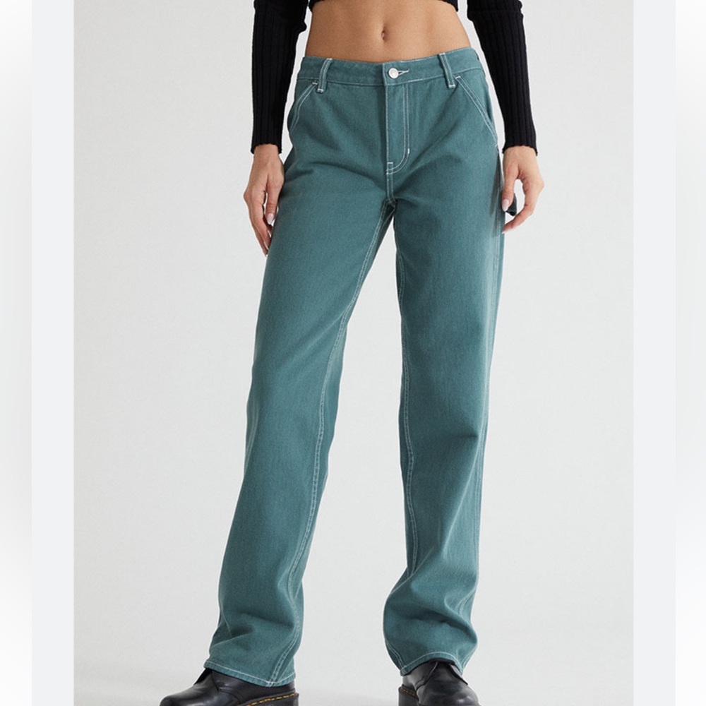Pacsun Green Cargo Jeans